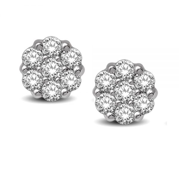 14K  0.91CT  Diamond  Earring