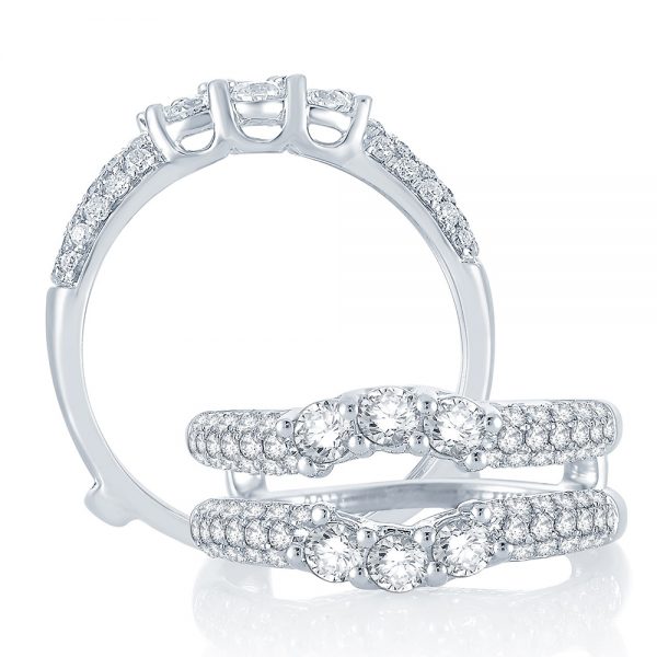 14K 1.00CT Diamond RING GUARD