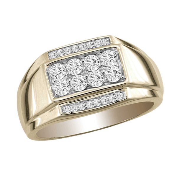 14K 0.75CT Diamond MEN&apos;S RING