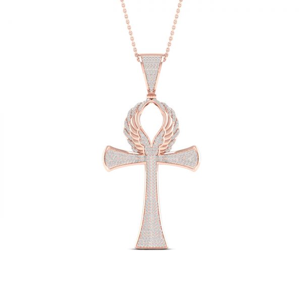10K 0.90CT Diamond Pendant