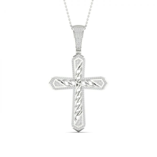 10K 0.55CT Diamond Pendant